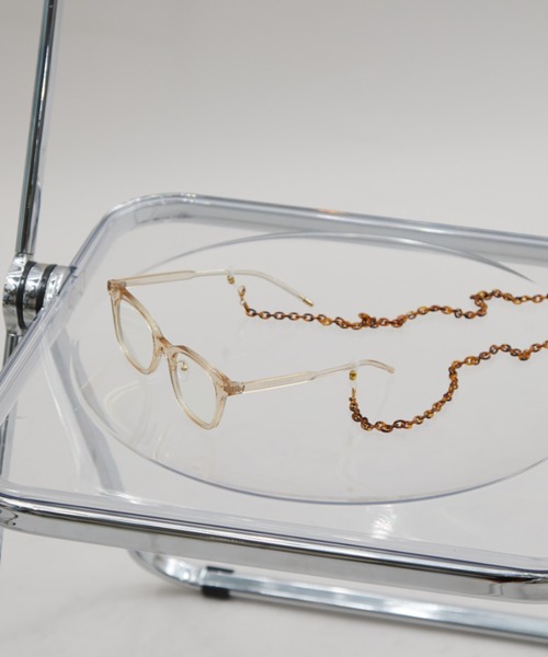 Aunt Marie's（アントマリーズ）の「クリアフレームメガネ/ＵＶカット（メガネ・レディース・グレー/ベージュ・FREE）」の19枚目の写真