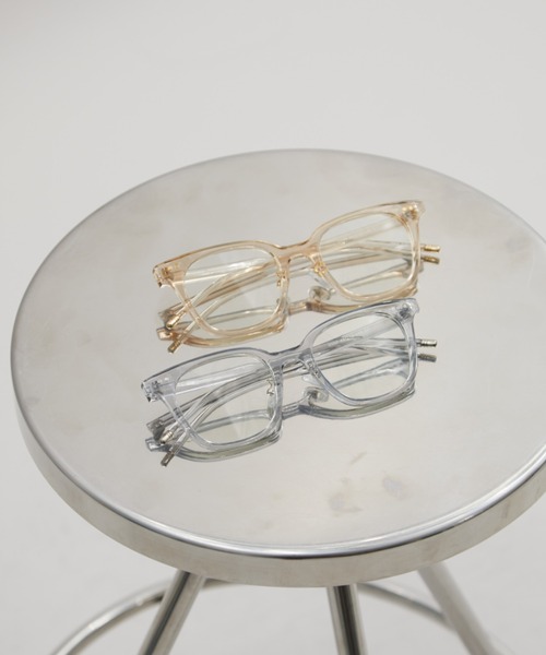 Aunt Marie's（アントマリーズ）の「クリアフレームメガネ/ＵＶカット（メガネ・レディース・グレー/ベージュ・FREE）」の18枚目の写真