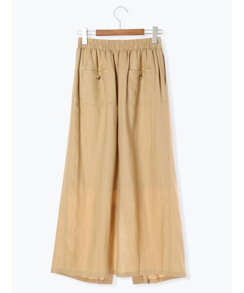 Lugnoncure（ルノンキュール）の「チンツ加工リネン混スカート（スカート・レディース・ベージュ/オフホワイト/ブラック・F）」の21枚目の写真