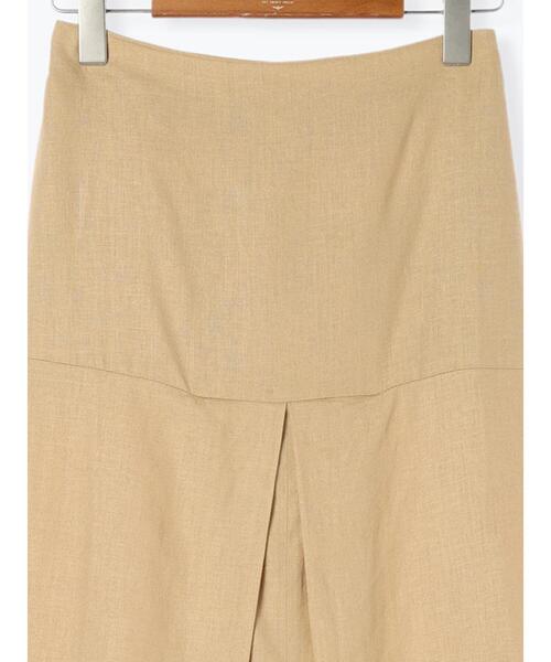 Lugnoncure（ルノンキュール）の「チンツ加工リネン混スカート（スカート・レディース・ベージュ/オフホワイト/ブラック・F）」の22枚目の写真