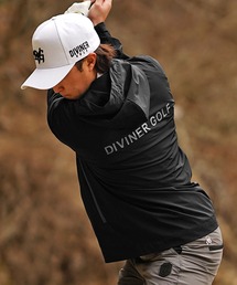 DIVINER GOLF】ストレッチ布帛プルオーバー メンズ ゴルフウェア