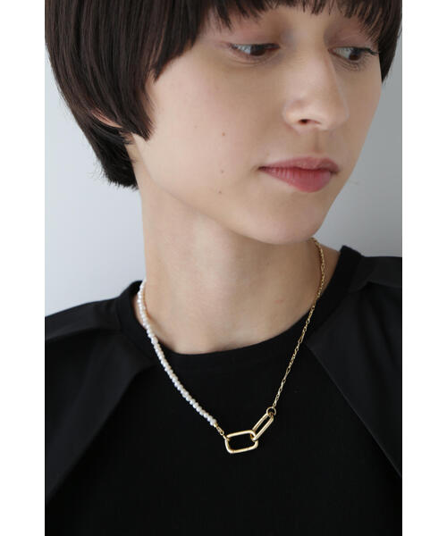 ucalypt(ユーカリプト)の「【ucalypt】パールチェーンネックレス(ネックレス・レディース・ゴールド・フリ-)」の11枚目の写真