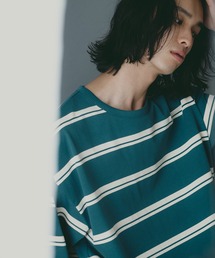 brknhome（ブロークンホーム）の「【brknhome/ブロークンホーム】オーバーサイズ　ボーダーT（Tシャツ/カットソー）」