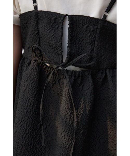 AZUL by moussy(アズールバイマウジー)の「バックオープンキャミブラウス(タンクトップ・レディース・ブラック/ブルー・FREE)」の9枚目の写真