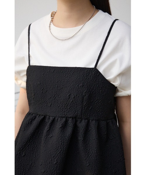 AZUL by moussy(アズールバイマウジー)の「バックオープンキャミブラウス(タンクトップ・レディース・ブラック/ブルー・FREE)」の10枚目の写真