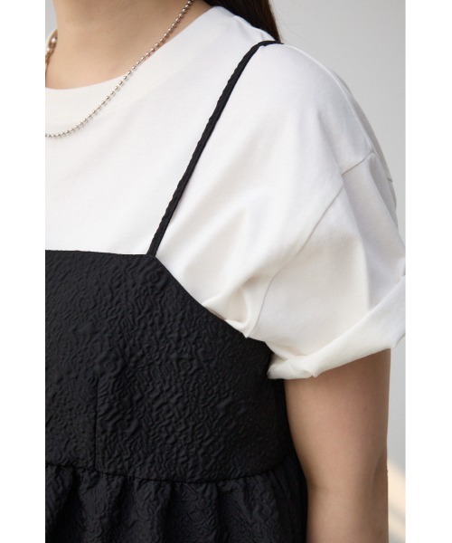AZUL by moussy(アズールバイマウジー)の「バックオープンキャミブラウス(タンクトップ・レディース・ブラック/ブルー・FREE)」の11枚目の写真