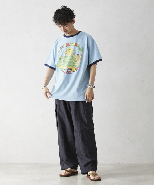 ARMY TWILL（アーミーツイル）の「ARMY TWILL / アーミーツイル 別注 綿/麻 スラブカーゴパンツ（カーゴパンツ・メンズ・ブラック/ホワイト/グリーン・MEDIUM/LARGE）」の19枚目の写真