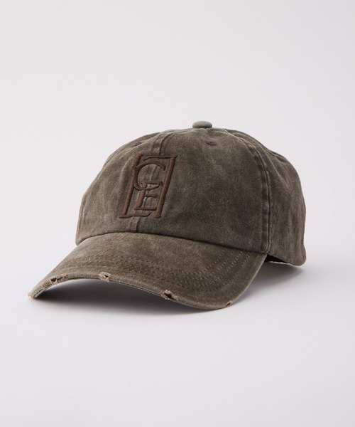 CLEL（クレイル）の「【CLEL】Vintage Design Logo Damage Cap