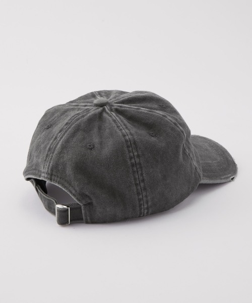 CLEL（クレイル）の「【CLEL】Vintage Design Logo Damage Cap/ヴィンテージデザイン ロゴダメージキャップ（キャップ・メンズ・ブラウン/グレー/ブラック・FREE）」の6枚目の写真