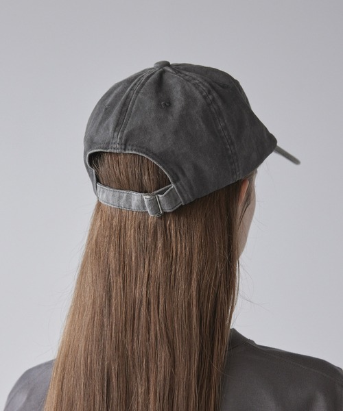 CLEL（クレイル）の「【CLEL】Vintage Design Logo Damage Cap/ヴィンテージデザイン ロゴダメージキャップ（キャップ・メンズ・ブラウン/グレー/ブラック・FREE）」の15枚目の写真