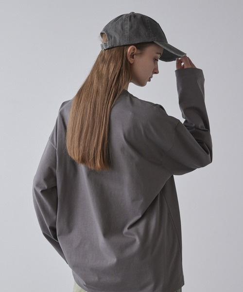 CLEL（クレイル）の「【CLEL】Vintage Design Logo Damage Cap/ヴィンテージデザイン ロゴダメージキャップ（キャップ・メンズ・ブラウン/グレー/ブラック・FREE）」の18枚目の写真