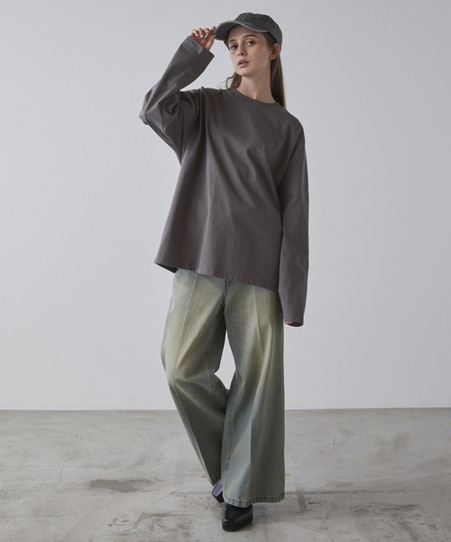 CLEL（クレイル）の「【CLEL】Vintage Design Logo Damage Cap/ヴィンテージデザイン ロゴダメージキャップ（キャップ・メンズ・ブラウン/グレー/ブラック・FREE）」の19枚目の写真