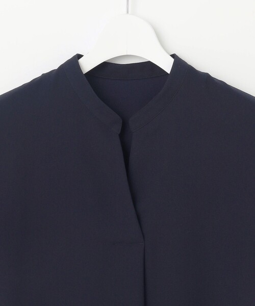 23区 S(ニジュウサンクチイサイサイズ)の「【洗える】ストレッチジョーゼット フレンチスリーブ カットソー(Tシャツ/カットソー・レディース・ブラック系/ベージュ系/ネイビー系・32)」の17枚目の写真