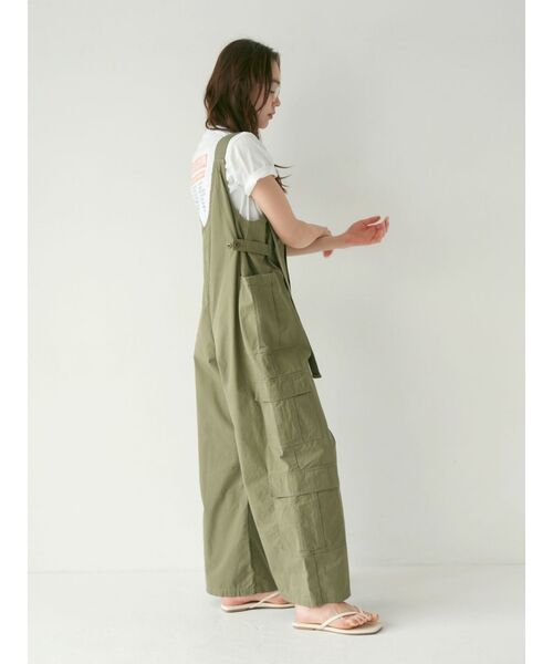 Ungrid（アングリッド）の「ミリタリーサロペット（サロペット/オーバーオール・レディース・ベージュ/カーキ・FREE）」の19枚目の写真
