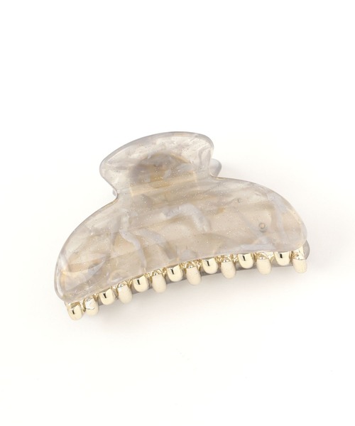 LAKOLE（ラコレ）の「マーブルラメバンスクリップ / 115833（バレッタ/ヘアクリップ・レディース・ブラック/ライトブルー/オレンジ/グレー/パープル・FREE）」の3枚目の写真