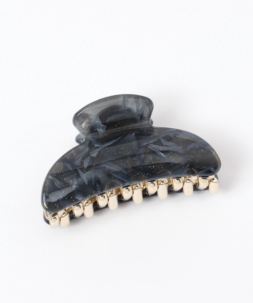 LAKOLE（ラコレ）の「マーブルラメバンスクリップ / 115833（バレッタ/ヘアクリップ・レディース・ブラック/ライトブルー/オレンジ/グレー/パープル・FREE）」の2枚目の写真