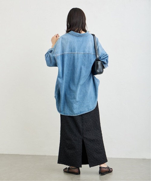 JOURNAL STANDARD(ジャーナルスタンダード)の「シャーリングタイトスカート(スカート・レディース・ブラック・FREE)」の5枚目の写真