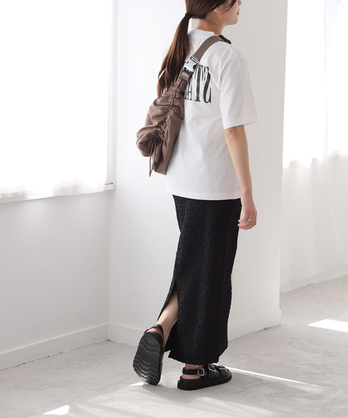 JOURNAL STANDARD(ジャーナルスタンダード)の「シャーリングタイトスカート(スカート・レディース・ブラック・FREE)」の13枚目の写真