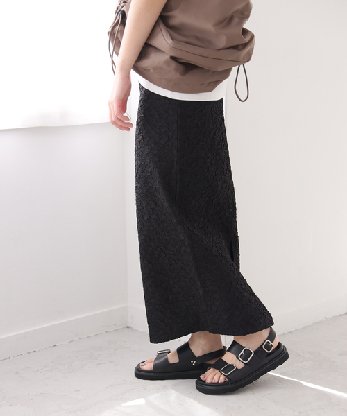 JOURNAL STANDARD(ジャーナルスタンダード)の「シャーリングタイトスカート(スカート・レディース・ブラック・FREE)」の14枚目の写真