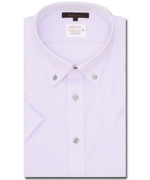 m.f.editorial（エムエフエディトリアル）の「m.f.エディトリアル メンズ 形態安定 吸水速乾 ボタンダウン ビジネスドレス半袖シャツ（ビジネスシャツ・メンズ）」