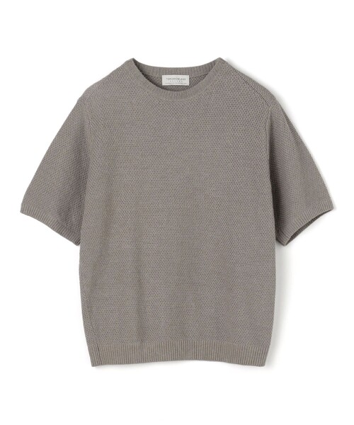 TOMORROWLAND (トゥモローランド)の「TOMORROWLAND TRICOT コットンリネン クルーネックプルオーバー(ニット/セーター・メンズ・イエロー/ダークブルー/ホワイト/グリーン/ブラック/グレー・L/S/M)」の3枚目の写真