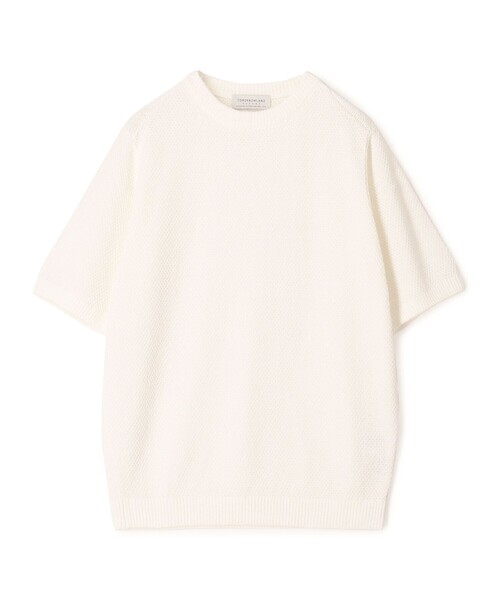 TOMORROWLAND (トゥモローランド)の「TOMORROWLAND TRICOT コットンリネン クルーネックプルオーバー(ニット/セーター・メンズ・イエロー/ダークブルー/ホワイト/グリーン/ブラック/グレー・L/S/M)」の2枚目の写真