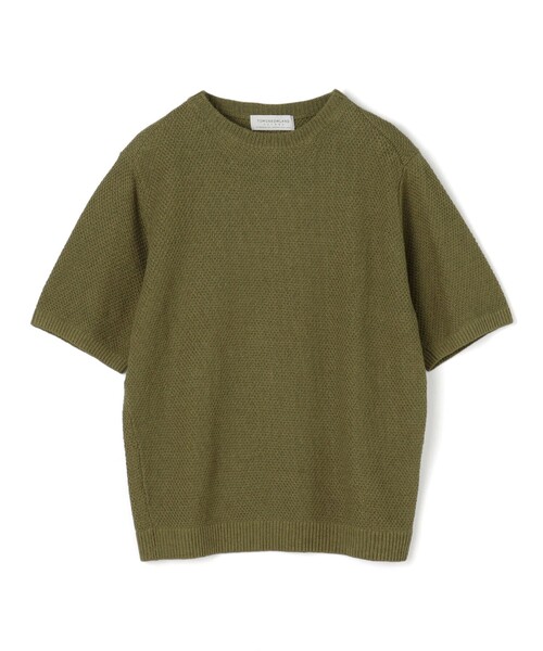 TOMORROWLAND (トゥモローランド)の「TOMORROWLAND TRICOT コットンリネン クルーネックプルオーバー(ニット/セーター・メンズ・イエロー/ダークブルー/ホワイト/グリーン/ブラック/グレー・L/S/M)」の4枚目の写真