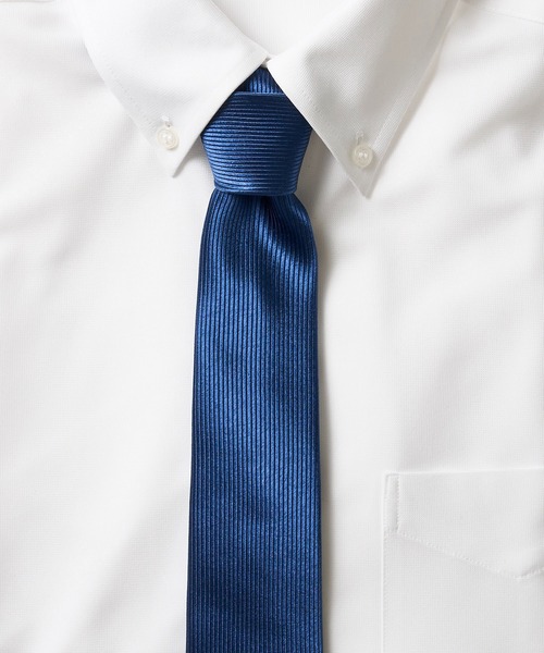 TETE HOMME（テットオム）の「バーティカルシルクネクタイ（ネクタイ・メンズ・ベージュ/ネイビー/ブルー系1/パープル/シルバーグレー/ブラウン/ブルー系3/グレー/ブルー系2/ブラック・FREE）」の7枚目の写真