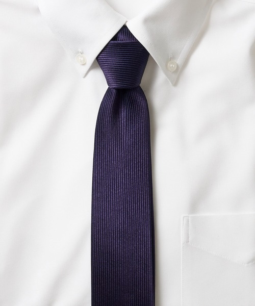 TETE HOMME（テットオム）の「バーティカルシルクネクタイ（ネクタイ・メンズ・ベージュ/ネイビー/ブルー系1/パープル/シルバーグレー/ブラウン/ブルー系3/グレー/ブルー系2/ブラック・FREE）」の10枚目の写真