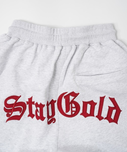 STAY GOLD（ステイゴールド）の「【STAYGOLD】バックロゴ スウェットパンツ / 【セットアップ対応】綿100% 裏毛 イージーパンツ（スウェットパンツ・メンズ・ブラック/アイボリー/アッシュ/グリーン/ブラウン・M/L）」の15枚目の写真
