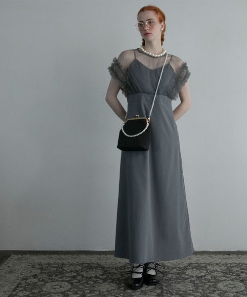 セール】【BONLECILL noir】2wayがま口パールハンドル