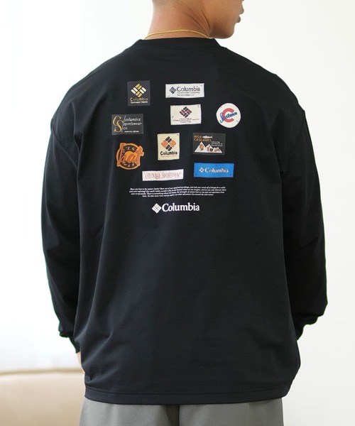 Columbia(コロンビア)の「【ムラサキスポーツ限定】columbia/コロンビア ロンTee/水陸両用 バックプリント オーバーサイズ PM0463(Tシャツ/カットソー・メンズ・ダークグレー/ホワイト/ブラック・XL/L/M/S)」の2枚目の写真