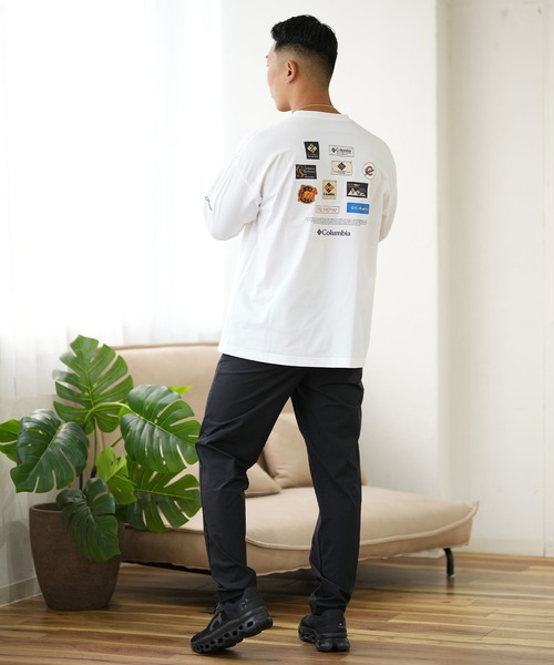 Columbia(コロンビア)の「【ムラサキスポーツ限定】columbia/コロンビア ロンTee/水陸両用 バックプリント オーバーサイズ PM0463(Tシャツ/カットソー・メンズ・ダークグレー/ホワイト/ブラック・XL/L/M/S)」の7枚目の写真