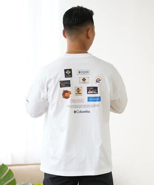 Columbia(コロンビア)の「【ムラサキスポーツ限定】columbia/コロンビア ロンTee/水陸両用 バックプリント オーバーサイズ PM0463(Tシャツ/カットソー・メンズ・ダークグレー/ホワイト/ブラック・XL/L/M/S)」の5枚目の写真