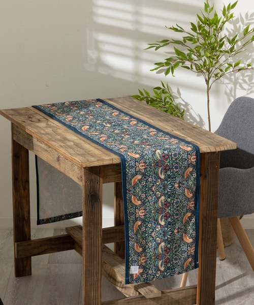 いいね無し購入タッセルおまけ　モリス　テーブルランナー　市販2m〜¥26000 いいね無し購入タッセルおまけ モリス テーブルランナー 市販2m