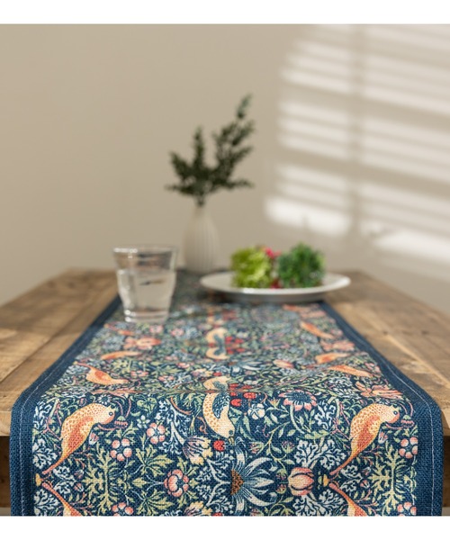 セール】テーブルランナー 30x183cm ウィリアムモリス柄