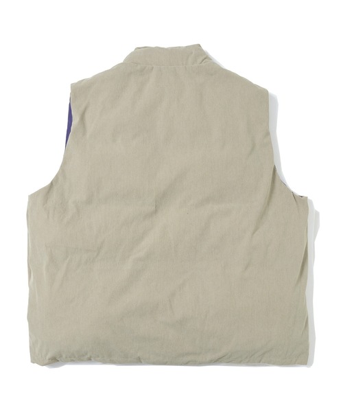 KRIFF MAYER（クリフメイヤー）の「ひっくり中綿ベスト（ベスト・メンズ・キャメル/サンドベージュ/ブラック・MEDIUM/LARGE/X-LARGE）」の19枚目の写真