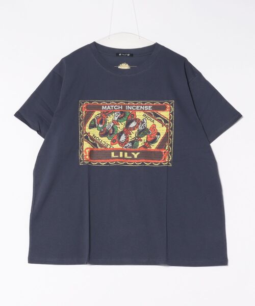 チャイハネ（チャイハネ）の「【チャイハネ】マッチ香プリントTシャツL（Tシャツ/カットソー・メンズ・ブラック/カーキ/オフホワイト/ブラウン/グリーン/レッド/ネイビー/ホワイト/オレンジ/ブルー系その他/ライトベージュ/レッド系その他・L）」の9枚目の写真