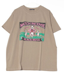 【チャイハネ】マッチ香プリントTシャツL