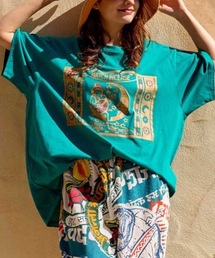 チャイハネ（チャイハネ）の「【チャイハネ】マッチ香プリントTシャツL（Tシャツ/カットソー）」