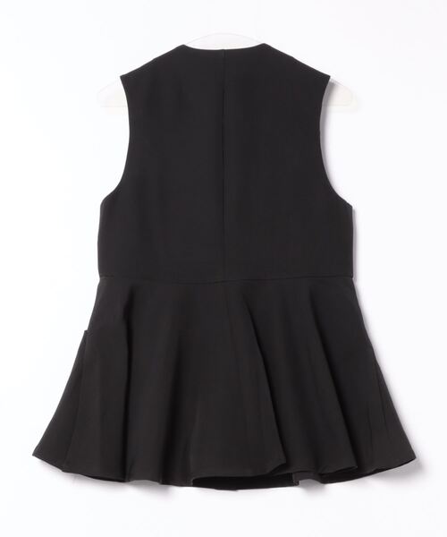 coca(coca)(コカ)の「セットアップ対応 ペプラムベストジャケット(ベスト・レディース・アイボリー/ブラック・M/L)」の16枚目の写真