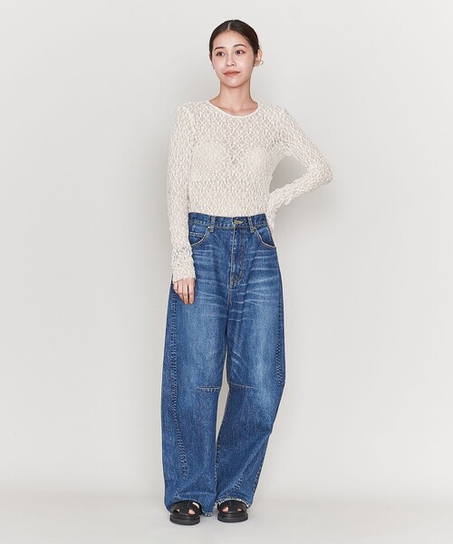 ASTRAET（アストラット）の「＜ASTRAET＞レース クルーネック ロング