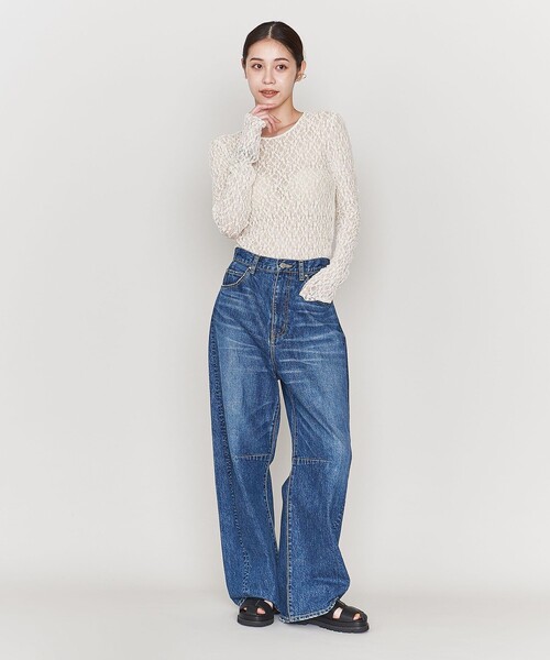 ASTRAET レース クルーネックT ASTRAET＞ レース クルーネックTシャツ - メルカリ