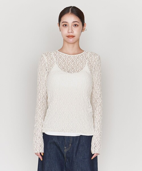 ASTRAET（アストラット）の「＜ASTRAET＞レース クルーネック ロング