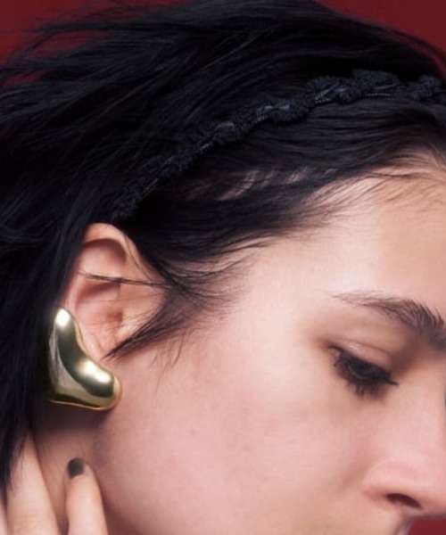 IRIS47（イリスフォーセブン）の「【IRIS 47】rhythm headband/リズム ヘッドバンド（カチューシャ・レディース・ネイビー/ブラウン/ブラック系・FREE）」の2枚目の写真