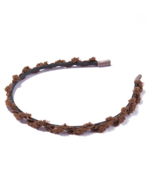 IRIS47（イリスフォーセブン）の「【IRIS 47】rhythm headband/リズム ヘッドバンド（カチューシャ・レディース・ネイビー/ブラウン/ブラック系・FREE）」の3枚目の写真