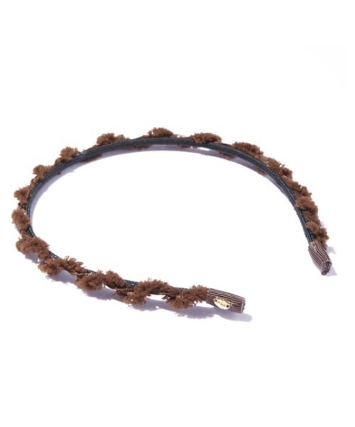 IRIS47（イリスフォーセブン）の「【IRIS 47】rhythm headband/リズム ヘッドバンド（カチューシャ・レディース・ネイビー/ブラウン/ブラック系・FREE）」の15枚目の写真