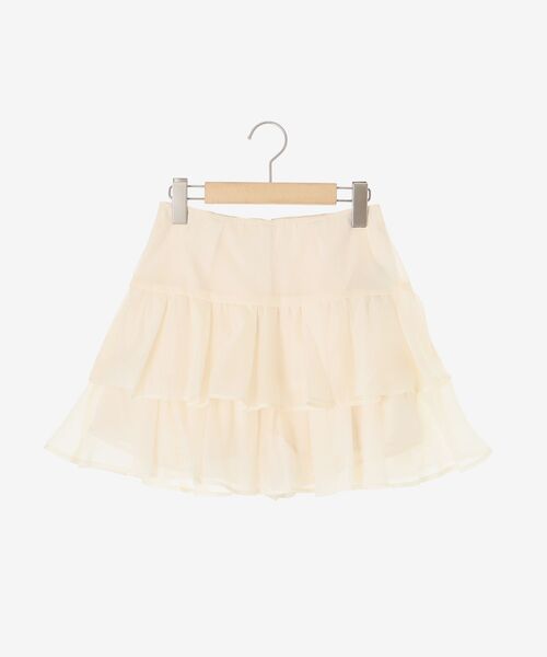 MAJESTIC LEGON(マジェスティックレゴン)の「ティアードフリルミニスカパン(その他パンツ・レディース・ブラック系その他/ホワイト系その他/ブラウン系その他2/ブラック/アイボリー/グレー系その他・MEDIUM)」の18枚目の写真