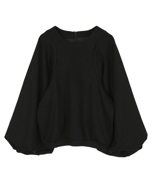 UR'S(ユアーズ)の「バルーンスリーブボリュームプルオーバー(Tシャツ/カットソー・レディース・オフホワイト/ブラック・S/M/L)」の12枚目の写真