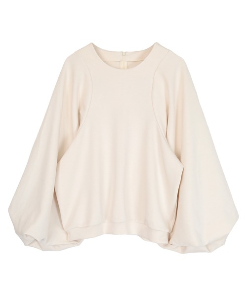 UR'S(ユアーズ)の「バルーンスリーブボリュームプルオーバー(Tシャツ/カットソー・レディース・オフホワイト/ブラック・S/M/L)」の11枚目の写真